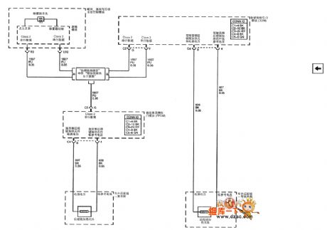 Shanghai GM Cadillac CTS Rear-View Mirror Circuit(3)