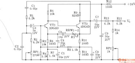 2.5kHz Wien bridge signal generator