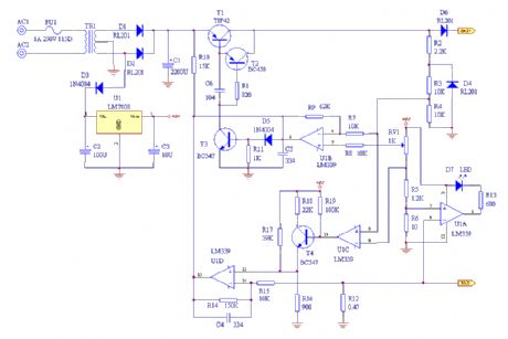 Automatic plumbic acid charging circuit diagram