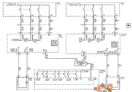 Shanghai GM Cadillac CTS Car Electric Door And Window Circuit (3)