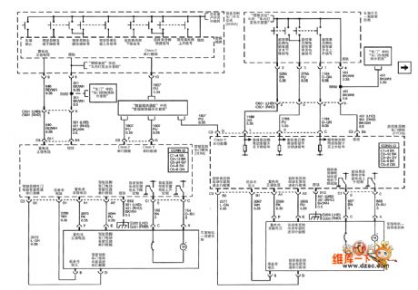 Shanghai GM Cadillac CTS Car Electric Door And Window Circuit (2)