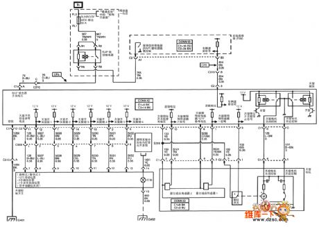 Shanghai GM Cadillac CTS Car Electric Door And Window Circuit (1)