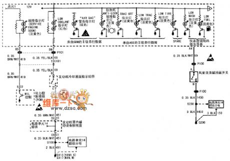 Buick Century Car Dashboard System Circuit (3)