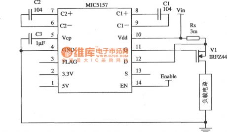The Circuit Of MIC5157 Positive Edge Triggered Switch