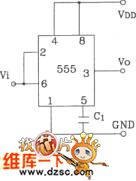 555 R-S Flip-Flop Type Bistable Circuit