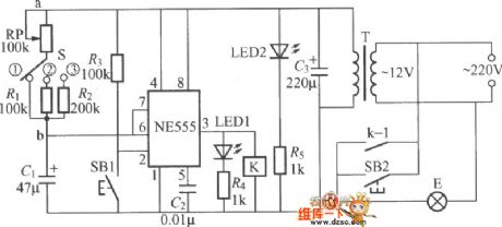 Darkroom Exposure Timer Lamp Circuit