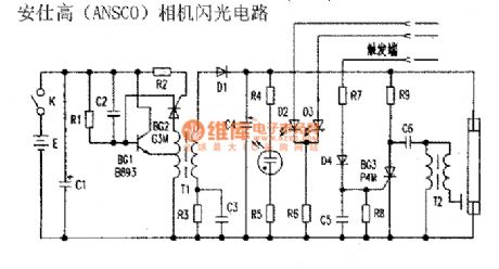 Ansco camera flash circuit