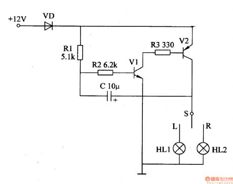 Motor vehicle steering flasher 12