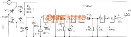 Sound control delay energy-saving switch circuit diagram