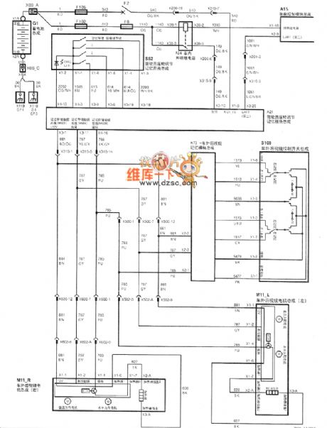 SHANGHAI GM BUICK(Royaum) saloon car rearview mirror circuit diagram