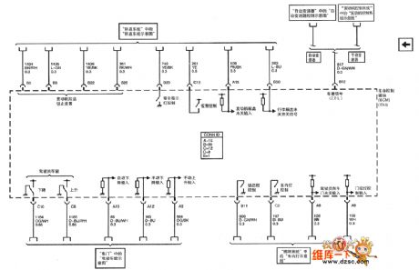 SHANGHAI GM Chevrolet（Epica）saloon car vehicle control system circuit diagram(three)