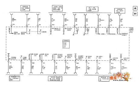 SHANGHAI GM Chevrolet（Epica）saloon car vehicle control system circuit diagram(two)