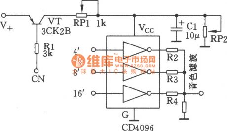 Envelope Generator Circuit of Digital Electronic Organ