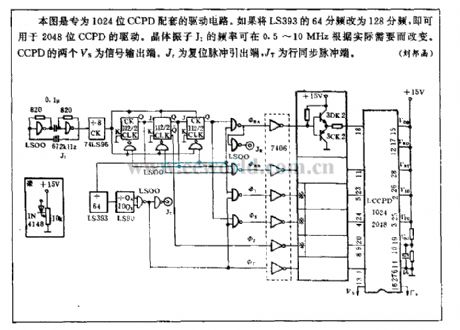 1024 bit CCPD support drive circuit