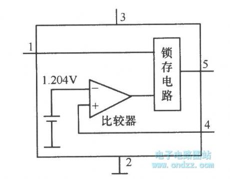 Micro-power voltage detection integrated chip MAX834/835 with latched output