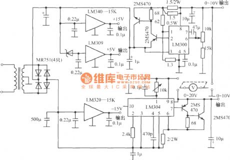 Common regulated power supply