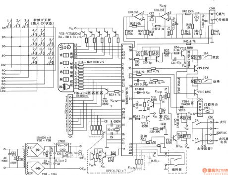 Amproluck WD850ES PC microwave computer control panel