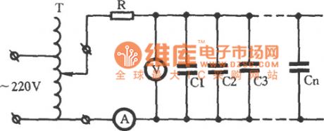 No polar electrolysis capacitor aging circuit diagram