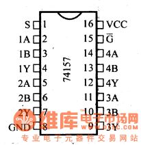 74 series digital circuit 74LS158 74S158 and other 2 choose 1 data selector (opposite phase)
