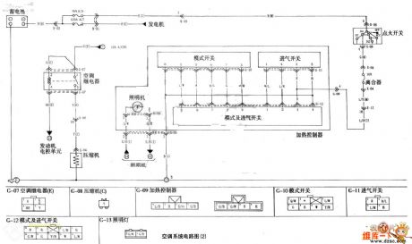 KIA Air-conditioning System Circuit