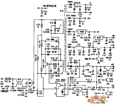 sv-250 power supply circuit diagram