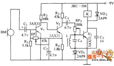 Frequency-Selecting Voice Control Circuit