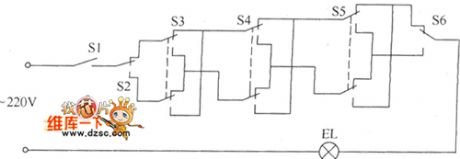 Multi-Control Four Switch Circuit