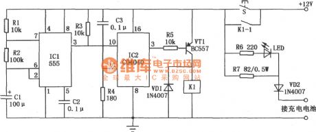 Ni-Cd battery charge circuit consist of CD4040