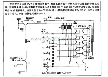 LED extinguishment circuit