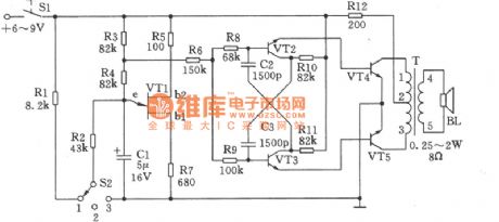 Variable-Tone Signal Generating Circuit
