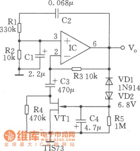 Wien Bridge Sine Wave Generator I Circuit