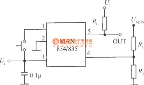 MAX834／835 monitoring other voltage circuit
