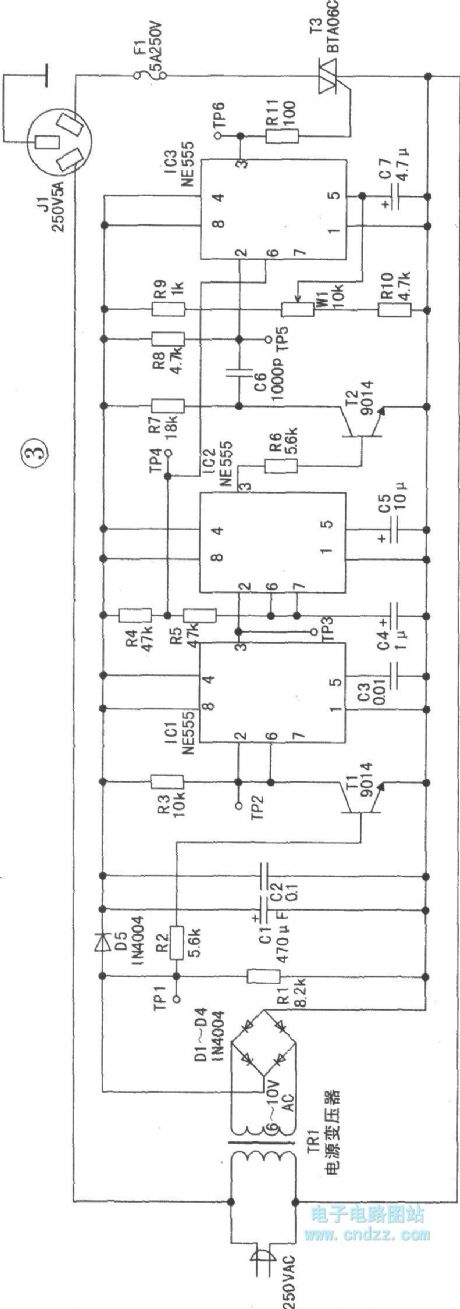 SCR over zero trigger voltage regulator