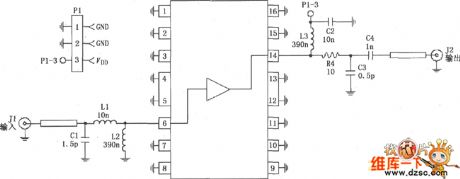 75Ω Impedance Linear Amplification Circuit Consists Of RF2320