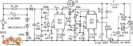 Electric Fan Multi-Function Timing Control Circuit