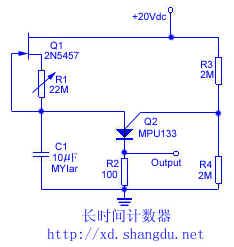 Long pulse timer circuit