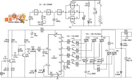 Ultrasonic Wave Lighting Remote Control Circuit