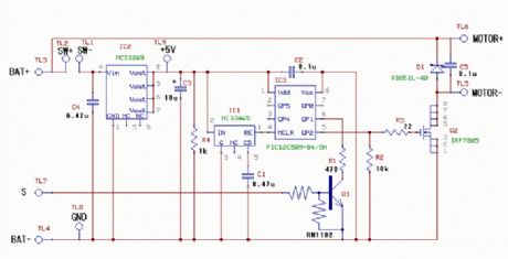 MA21 miniature electronic governor circuit