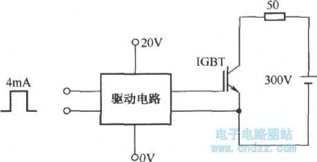The circuit testing the input and output waveform of XB850