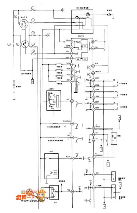 GUANGZHOU HONDA Accord engine circuit diagram