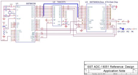 SST89C58 Electronic plate circuit and code