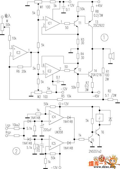 Driven by Op Amp High-performance Amplifier Circuit
