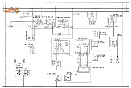Zastava CA7200E3(L) type air condition system circuit diagram