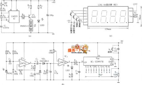 Multi-Function Infrared Control Counter Circuit