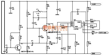 Radio remote control transmitter and receiver head circuit diagram