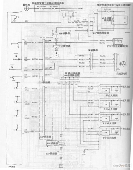 ACCORD 2003 models engine circuit diagram 6