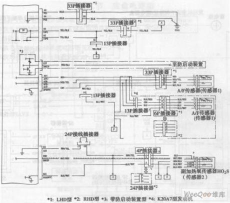 ACCORD 2003 models engine circuit diagram 4