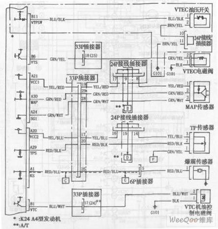 ACCORD 2003 models engine circuit diagram 2