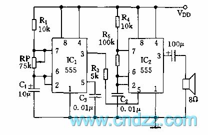 555 ambulance audio circuit