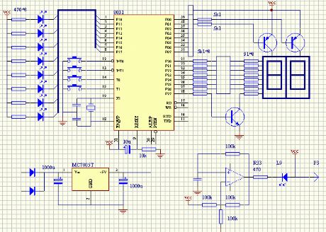 Microcontroller test board circuit 3